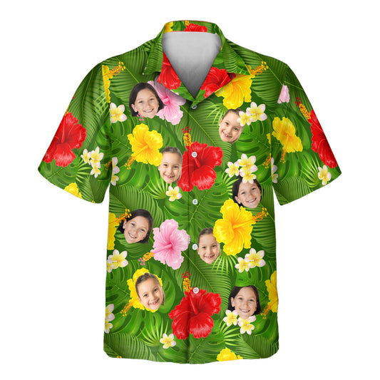 Bright and vibrant tropical Hawaiian shirts featuring colorful flowers, lush foliage, and tropical leaves. Perfect for summer vacations, beach resorts, and casual outings, these shirts capture the essence of paradise with their floral and exotic designs. Ideal for travel, outdoor gatherings, and creating a laid-back, stylish look.