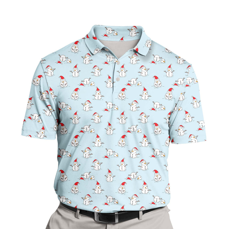 Customizable funny golf shirts with faces on them.
