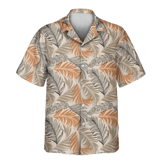 Fun custom Hawaiian shirts with faces on them, showcasing vibrant foliage, ideal for bringing a fresh, natural look to any occasion or tropical event.