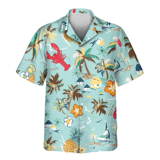 Get into the island spirit with custom Hawaiian shirts featuring hibiscus, palm trees, and pineapples. Personalize shirts with faces on them for tropical flair.