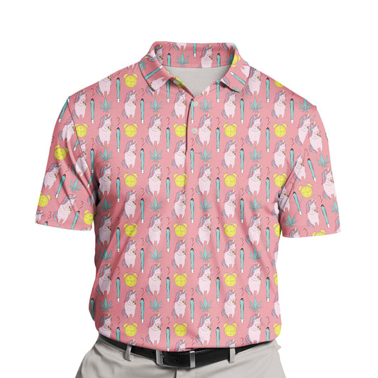 Custom funny golf shirts with faces on them, perfect for summer vibes.