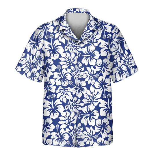 Lively custom Hawaiian shirts with faces on them, showcasing bold tropical designs with palm trees and ocean waves. Ideal for summer outings and vacations.
