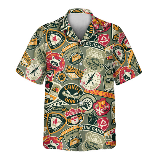 Adventure-ready custom Hawaiian shirts with mountain and wildlife designs. Add faces on them for a personalized, nature-inspired look perfect for the outdoors.