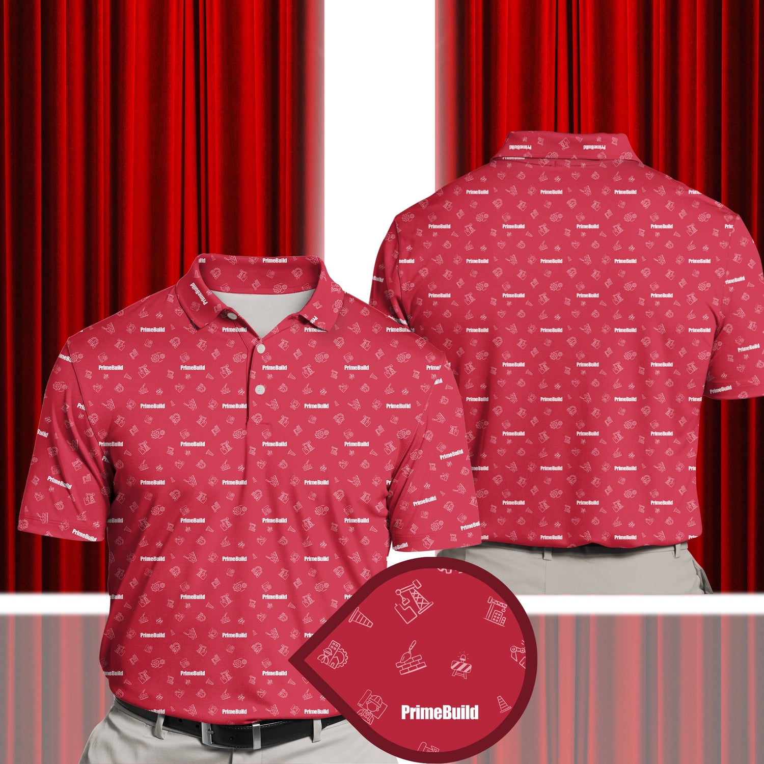 Make your brand stand out with our Custom Polo Shirts featuring your company logo.