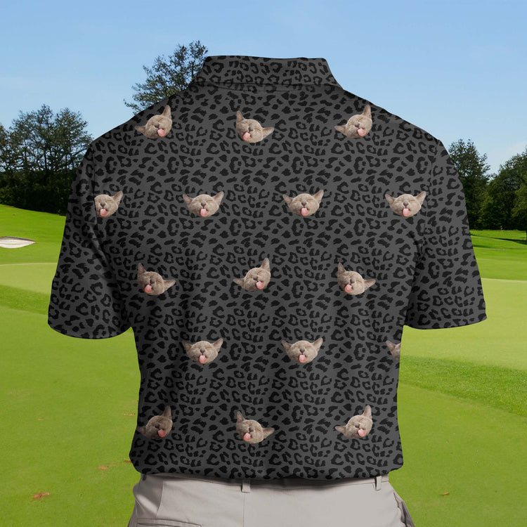 Breathable cooling fabric used in funny golf shirts with faces.