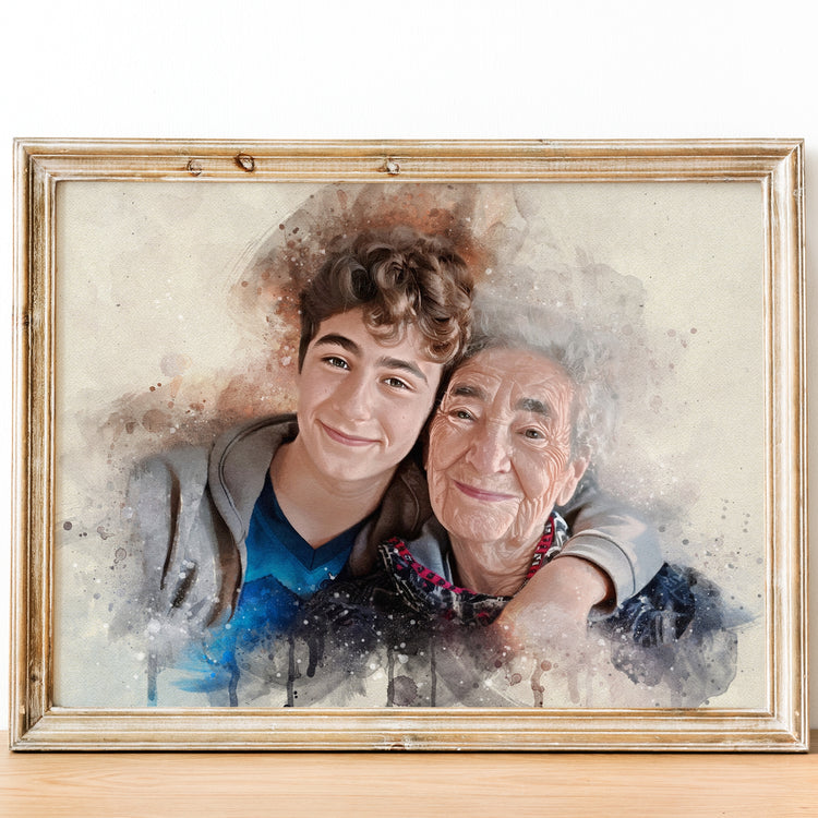 Preserve your memories with a custom family painting. Each family painting brings your favorite moments to life on canvas.