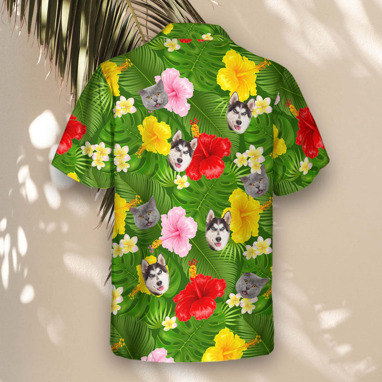 Bright and vibrant tropical Hawaiian shirts featuring colorful flowers, lush foliage, and tropical leaves. Perfect for summer vacations, beach resorts, and casual outings, these shirts capture the essence of paradise with their floral and exotic designs. Ideal for travel, outdoor gatherings, and creating a laid-back, stylish look.