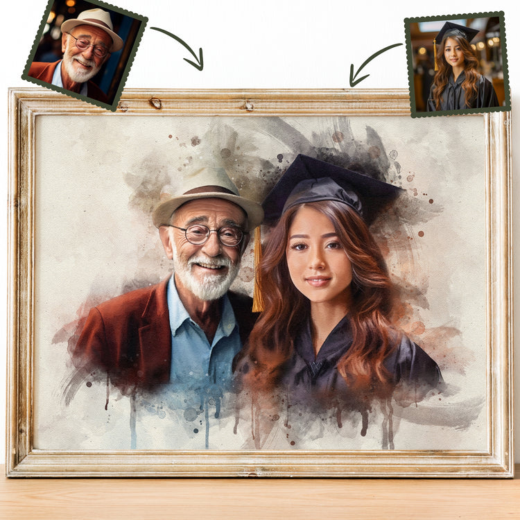 Celebrate your family’s love with a personalized family painting. Each custom family painting is a true work of art.