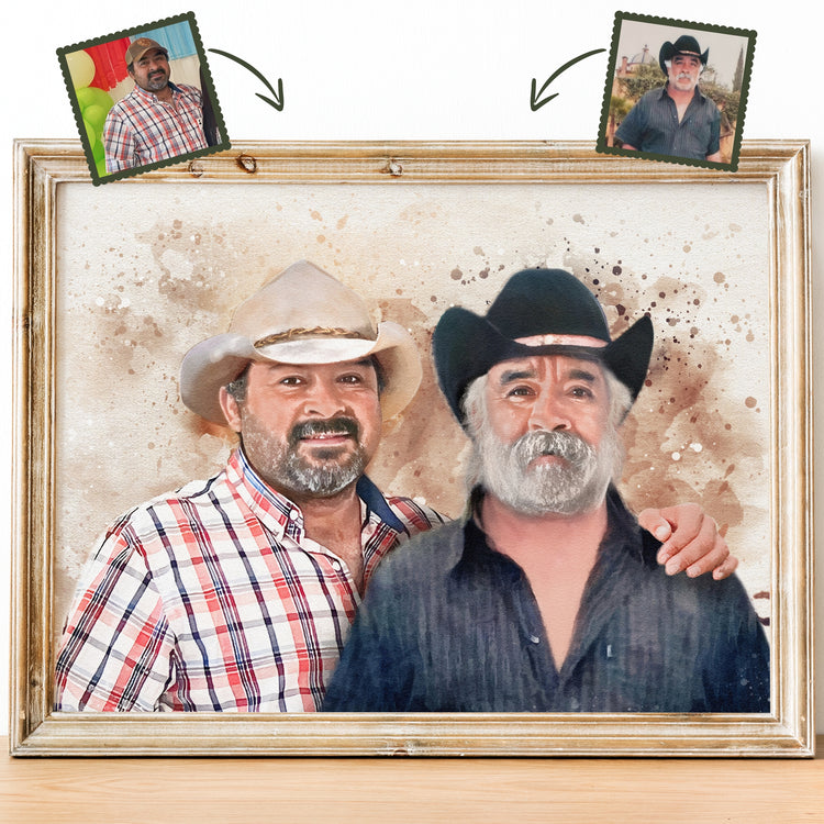 Commemorate your loved ones with a personalized family painting. A custom family painting adds beauty and meaning to your home.