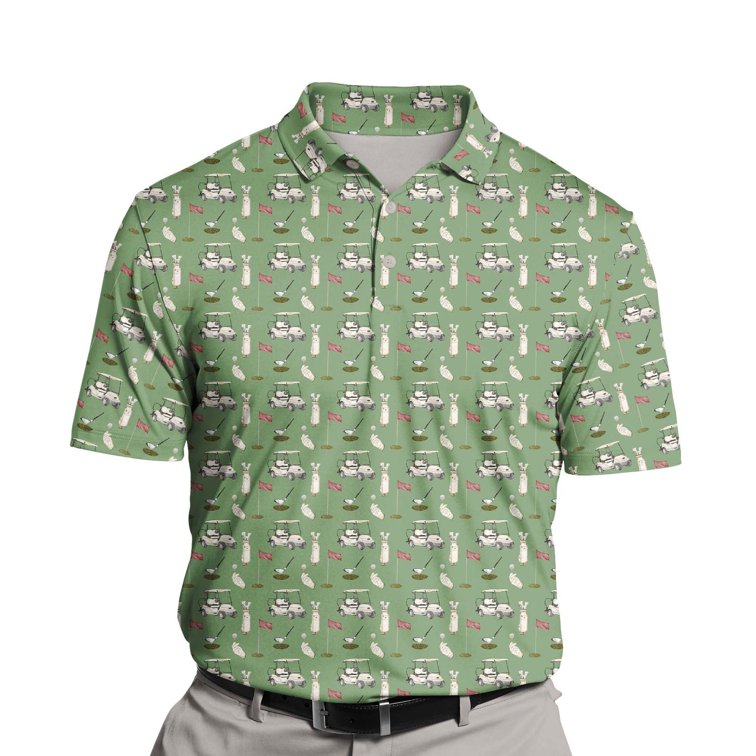 Custom funny golf shirts with playful designs for tournaments.