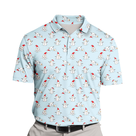 Customizable funny golf shirts with faces on them.