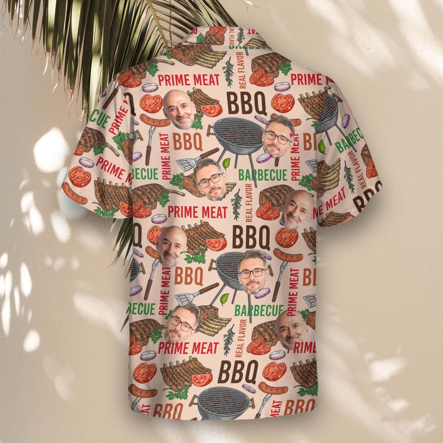 Spice up your style with custom Hawaiian shirts designed for BBQ lovers! Featuring steaks, fire, and grilling fun, these shirts with faces on them stand out.