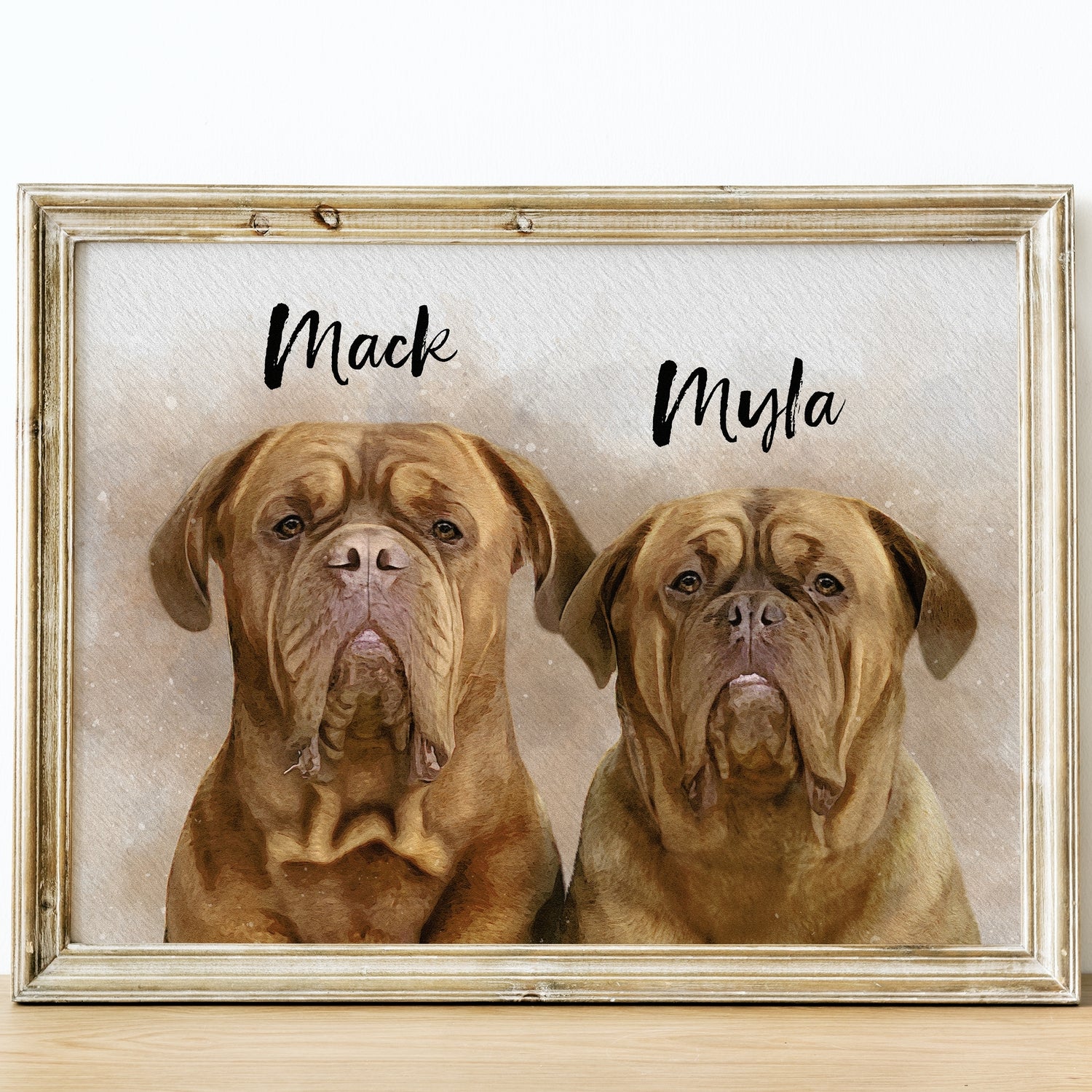 Turn your pet’s photo into a beautiful custom dog portrait! Our expert pet portrait artists create stunning animal portraits by transforming your picture into a drawing. A perfect keepsake for pet lovers looking for personalized home decor or a thoughtful gift.