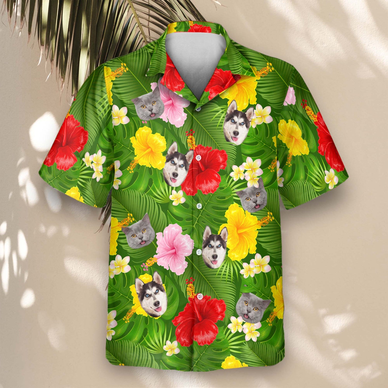 Bright and vibrant tropical Hawaiian shirts featuring colorful flowers, lush foliage, and tropical leaves. Perfect for summer vacations, beach resorts, and casual outings, these shirts capture the essence of paradise with their floral and exotic designs. Ideal for travel, outdoor gatherings, and creating a laid-back, stylish look.