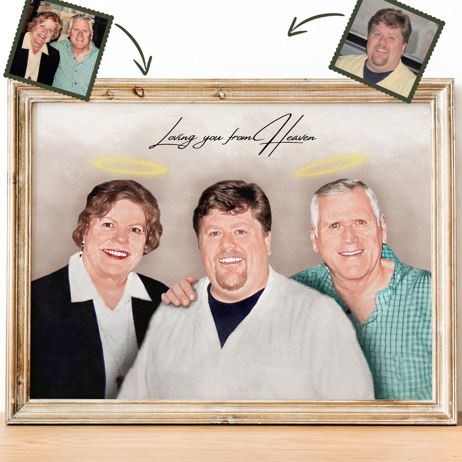 Capture your loved ones in a custom family painting. This family painting turns photos into art for a meaningful keepsake.