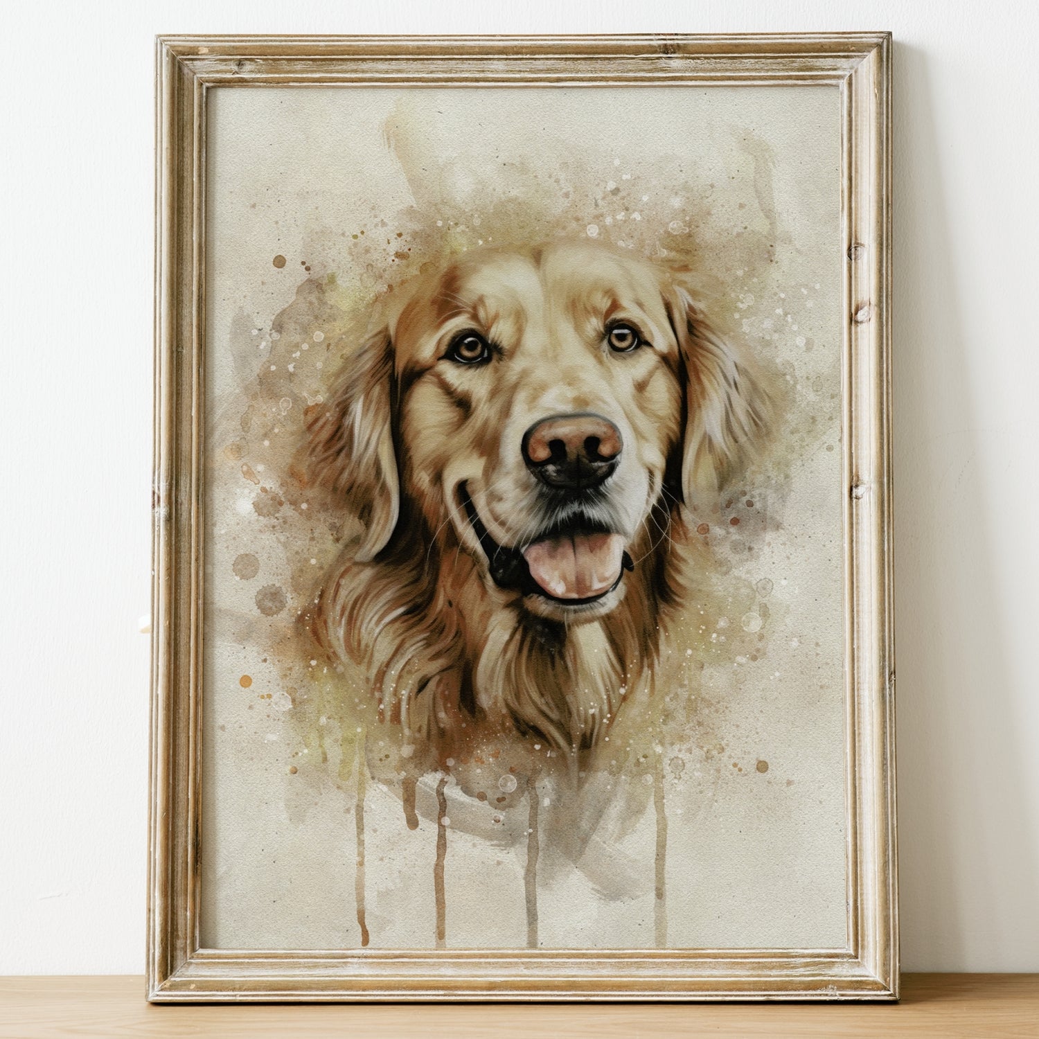 Custom Watercolor Pet Portrait From Photos Custom Mayy Arts