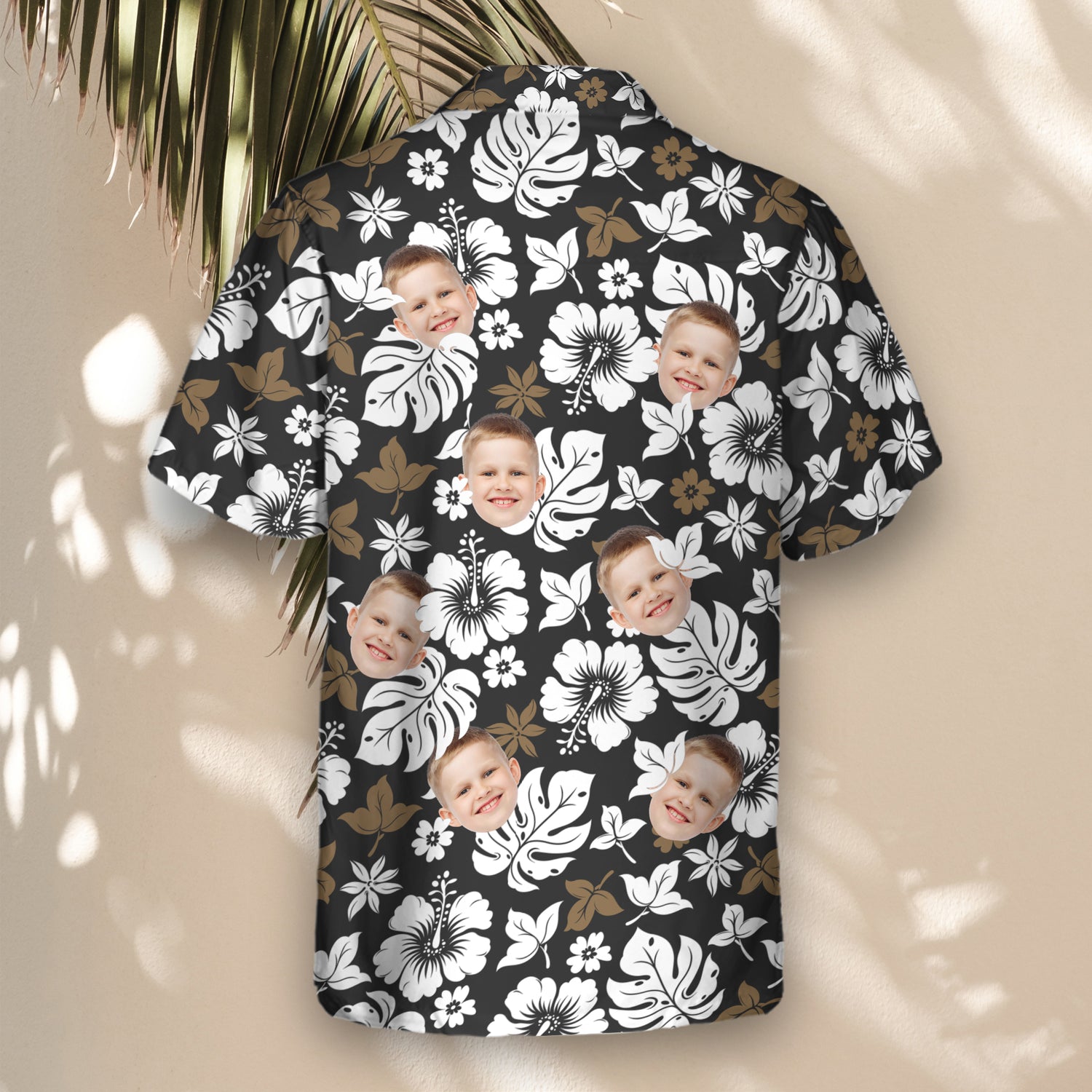 A Tropical Hibiscus Flower Custom Hawaiian Shirt featuring vibrant hibiscus flowers, tropical foliage, and palm leaves. This relaxed-fit, short-sleeve shirt offers a stylish and comfortable option for beach vacations, summer parties, or casual island wear. Perfect for those seeking a classic aloha vibe with bold, colorful floral accents.