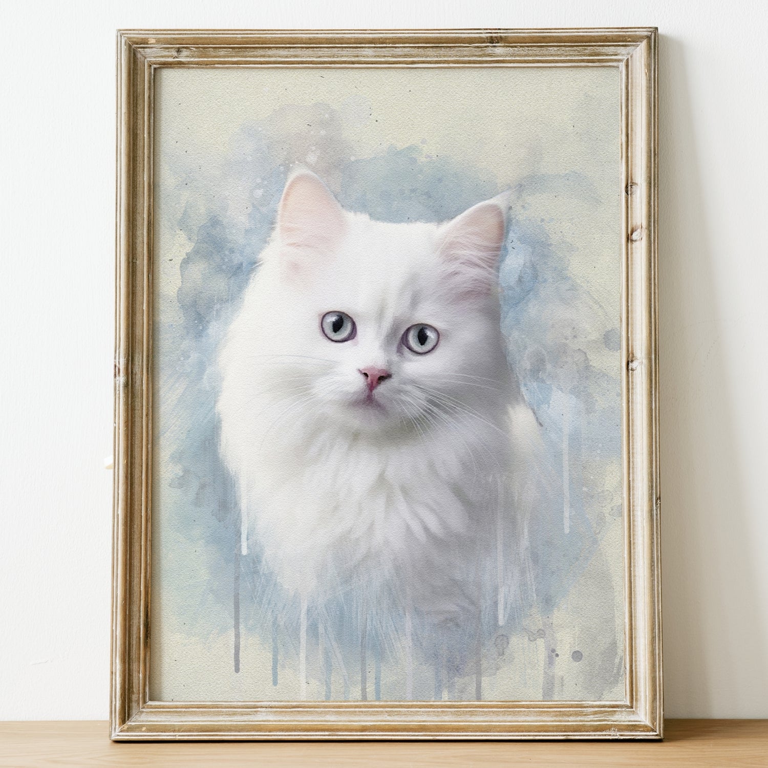 Turn your pet photos into stunning pet portraits! Our talented pet portrait artists create custom animal portraits by transforming your picture into a drawing, including detailed cat portraits. Perfect for home decor or a thoughtful gift for any pet lover.