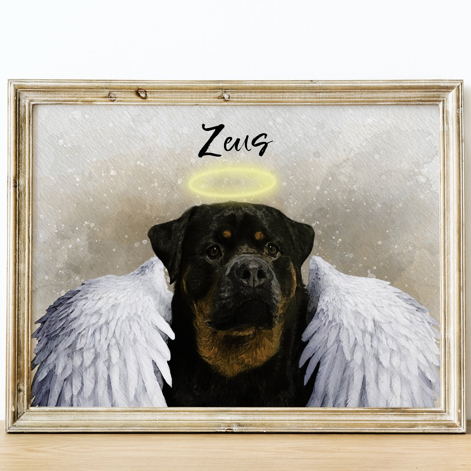 Celebrate your furry friend with a custom pet portrait! Our skilled pet portrait artists turn your picture into a drawing for unique animal portraits, including custom dog portraits. Ideal for home decor or as a special gift for pet lovers.
