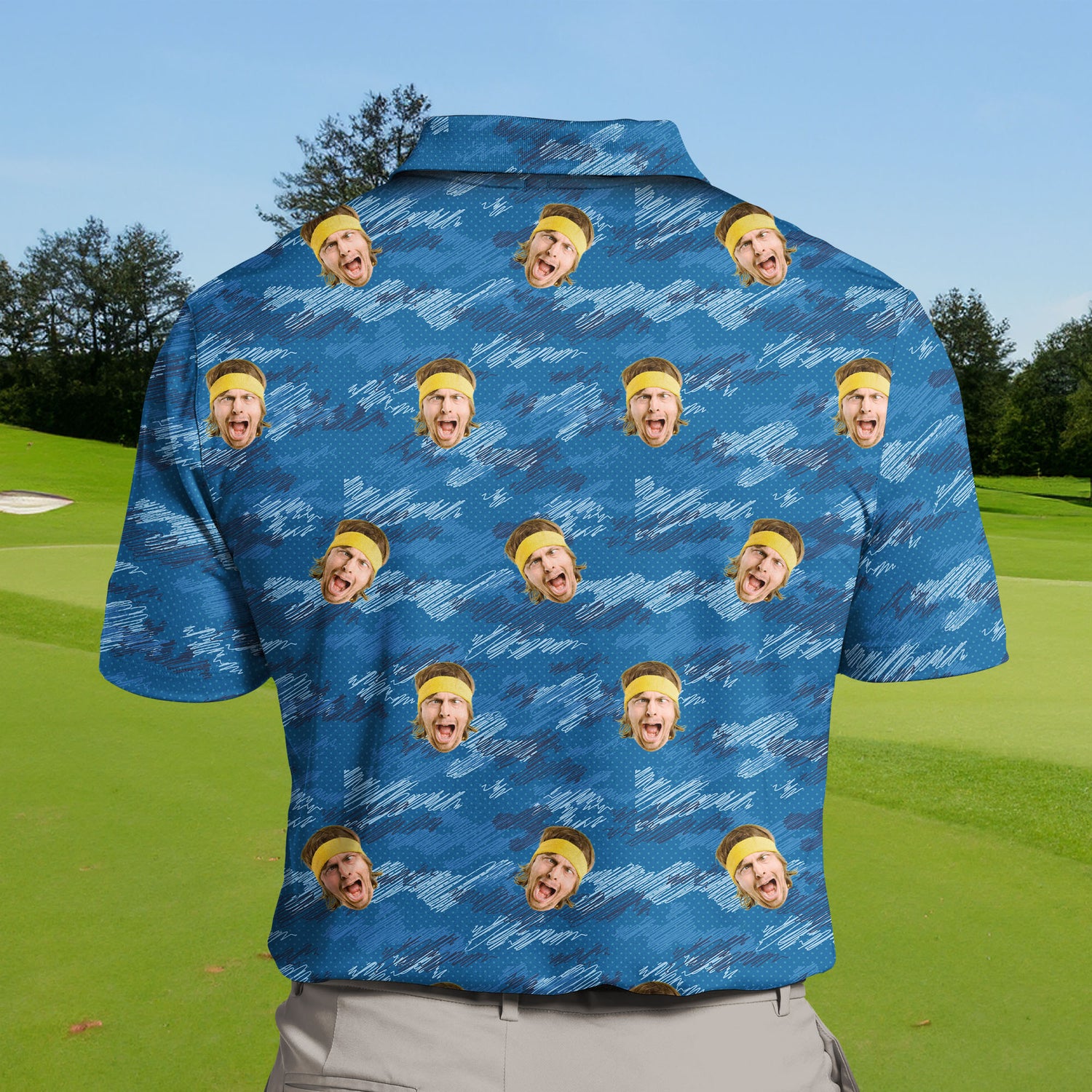 Custom Camouflage Polo Shirt