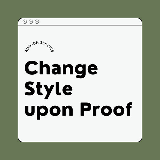 Change Style Upon Proof