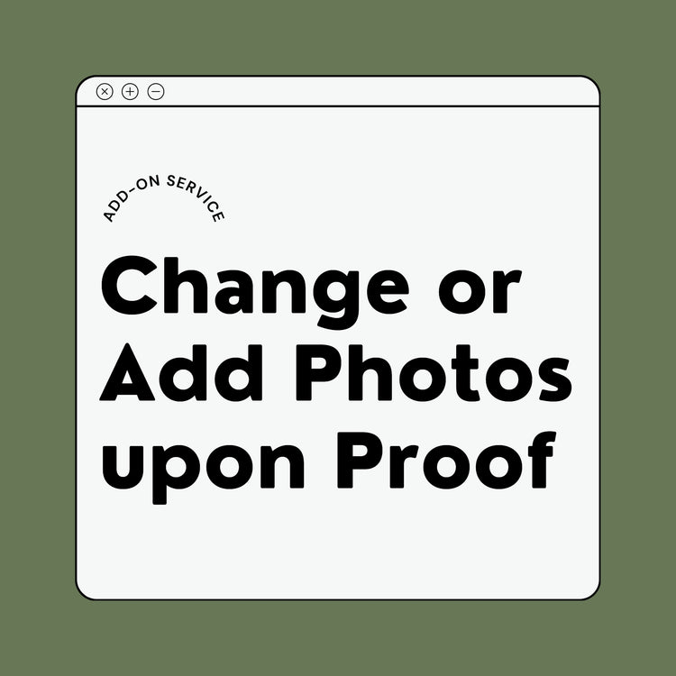 Change Photos / Add People / Change Placements